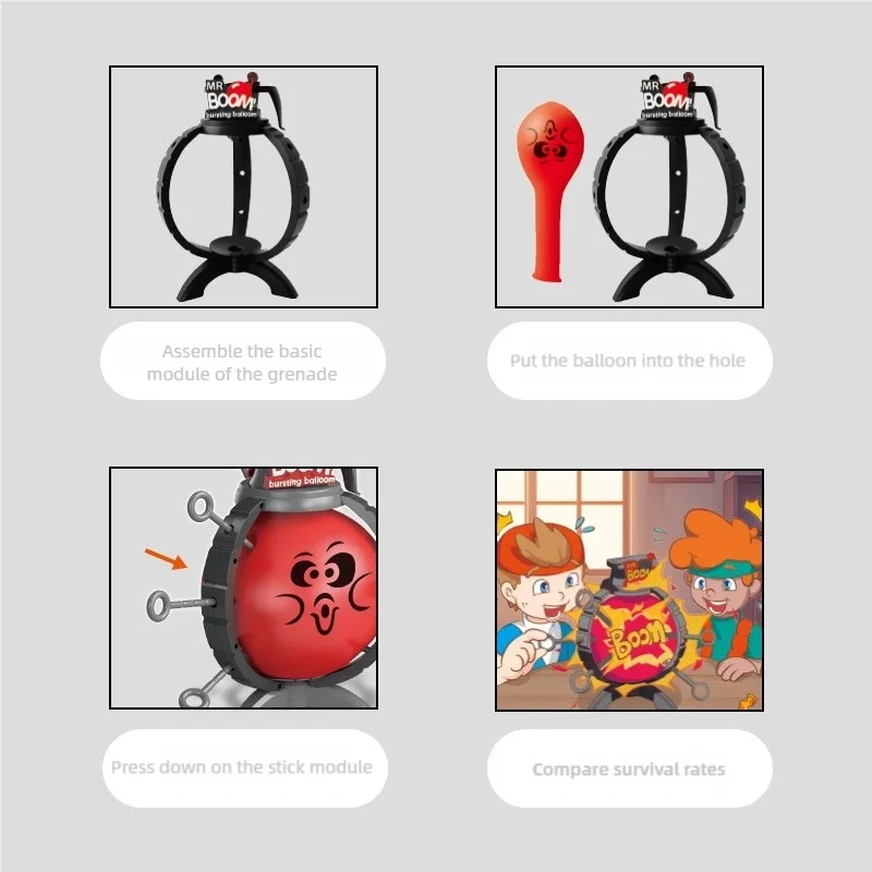 Party Games For 3 People - Beliebtes Spaßspiel zum Aufreißen von Luftballons,