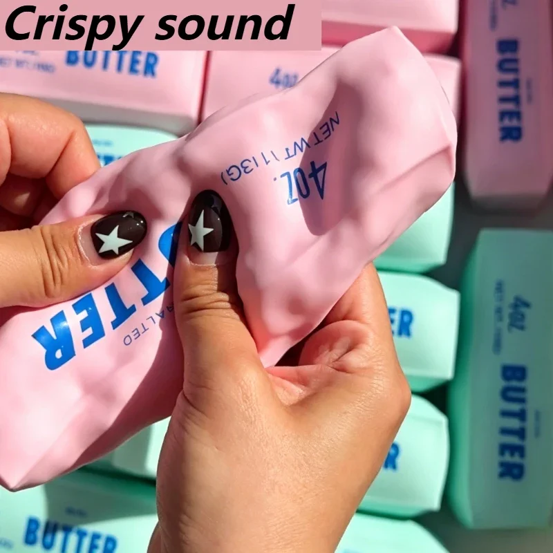 Party Games Ideas - Butter-Stick Squishy Stressball Fidget-Spielzeug Knisterndes Quetschspielzeug