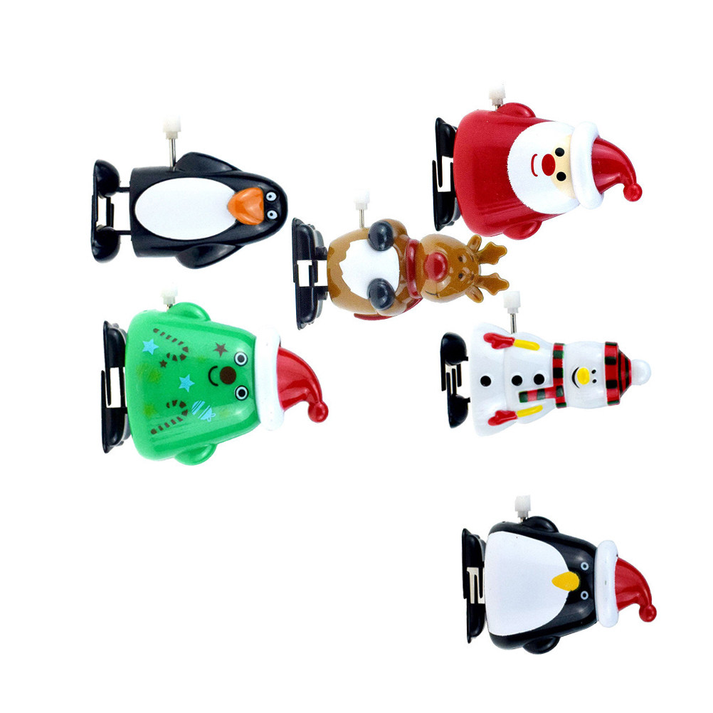 Party Games Kid Friendly - 6 Stück Weihnachts-Spielzeuge mit Uhrwerk, die