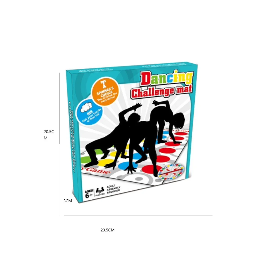Party Games For 3 People - Heiß begehrtes Twister-Spiel, klassische Balance-Matte für
