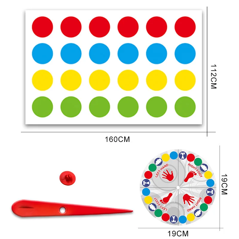 Heiß begehrtes Twister-Spiel,  – Party Games For 3 People Bewertung und Preis